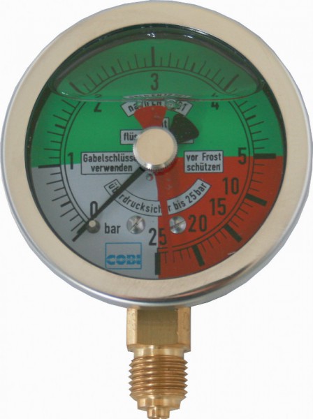 Glyzerin-Manometer Ø 63 mm für Feldspritzanlagen